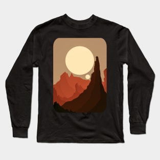 Dark Desert Reds Long Sleeve T-Shirt